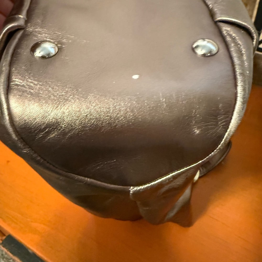 Coach Soho East West  Bronze  Leather Tote Bag - Picture 8 of 14